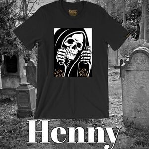 Henny Reaper Tee Black Medium